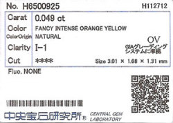 中央宝石研究所ソーティング画像