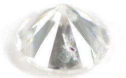 天然ガーネット結晶入りダイヤモンドルース画像