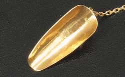 18金イエローゴールドネイルチップ画像