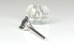 ハートシェイプダイヤモンド・片耳用ピアス画像