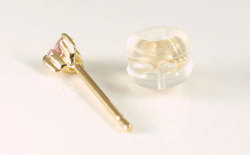 ハートシェイプダイヤモンド・片耳用ピアス画像