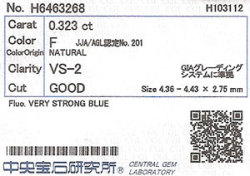 中央宝石研究所ソーティング袋画像