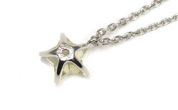 スターカット(星型)ダイヤモンド・ペンダントネックレス画像