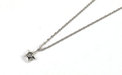 スターカット(星型)ダイヤモンド・ペンダントネックレス画像