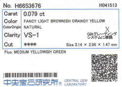 中央宝石研究所ソーティング画像