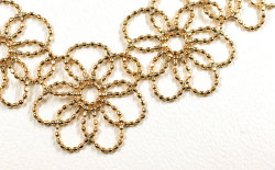 イエロームーンストーン・キャッツアイK18YGペンダントネックレス