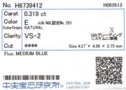 中央宝石研究所ソーティング画像