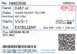 中央宝石研究所ソーティング画像