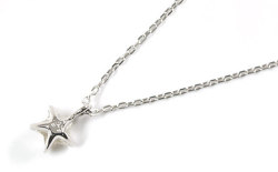 スターカット(星型)ダイヤモンド・ペンダントネックレス画像