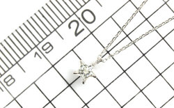 スターカット(星型)ダイヤモンド・ペンダントネックレス画像