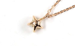 スターカット(星型)ダイヤモンド・ペンダントネックレス画像