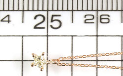 スターカット(星型)ダイヤモンド・ペンダントネックレス画像