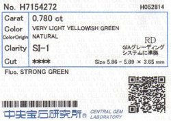 中央宝石研究所ソーティング袋画像