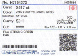 中央宝石研究所ソーティング袋画像