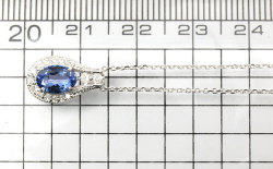 タンザナイトペンダントネックレス