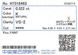 中央宝石研究所ソーティング袋画像