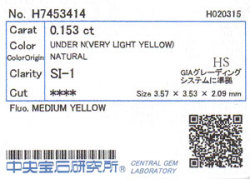 中央宝石研究所ソーティング画像