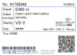 中央宝石研究所ソーティング画像