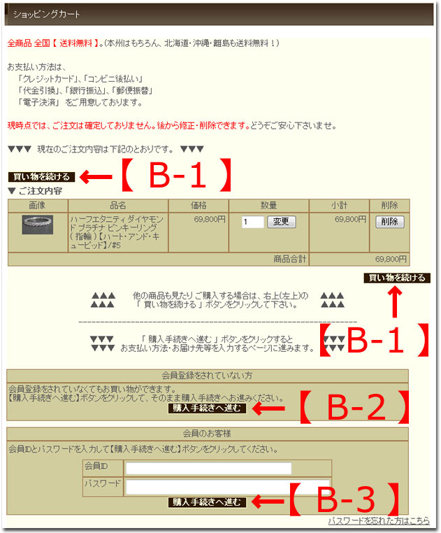 買い物カゴ-第1ステップです