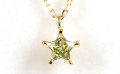 スターカット(星型)ダイヤモンド・ペンダントネックレス画像
