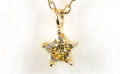 スターカット(星型)ダイヤモンド・ペンダントネックレス画像